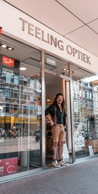 brillenwinkel in kinkerstraat met gerko