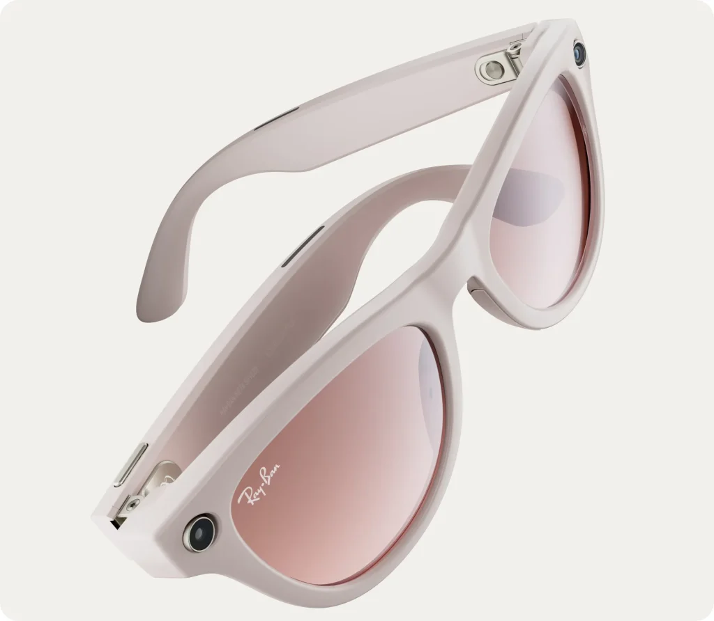 rayban meta slimme roze bril met camera bij teeling optiek amsterdam