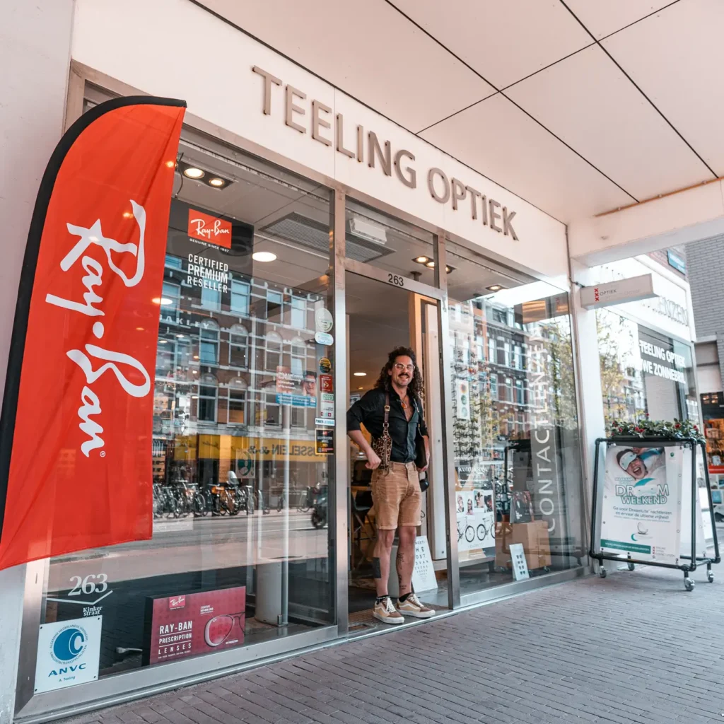 Teeling Optiek in Amsterdam voor Ray-Ban brillen en persoonlijk advies